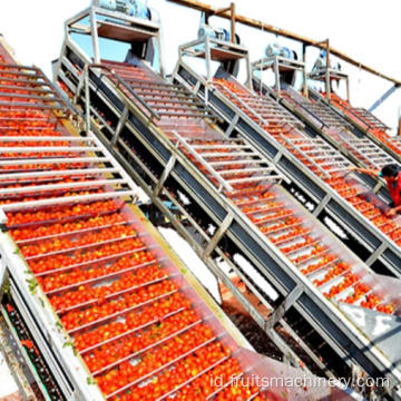Pengemasan ulang jalur pemrosesan saus tomat